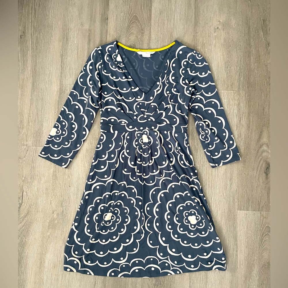 Boden 3/4 sleeve jersey dress 2P
